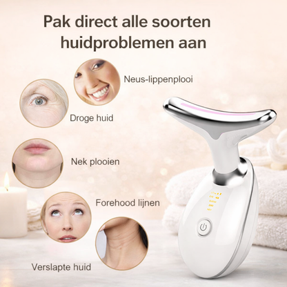 7-in-1 LED Gezichtsmassager voor huidverzorging