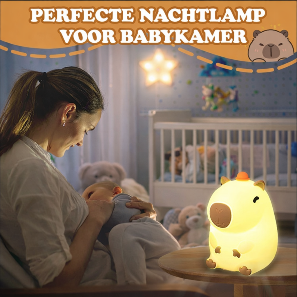 led nachtlamp met warm licht voor slaapkamer