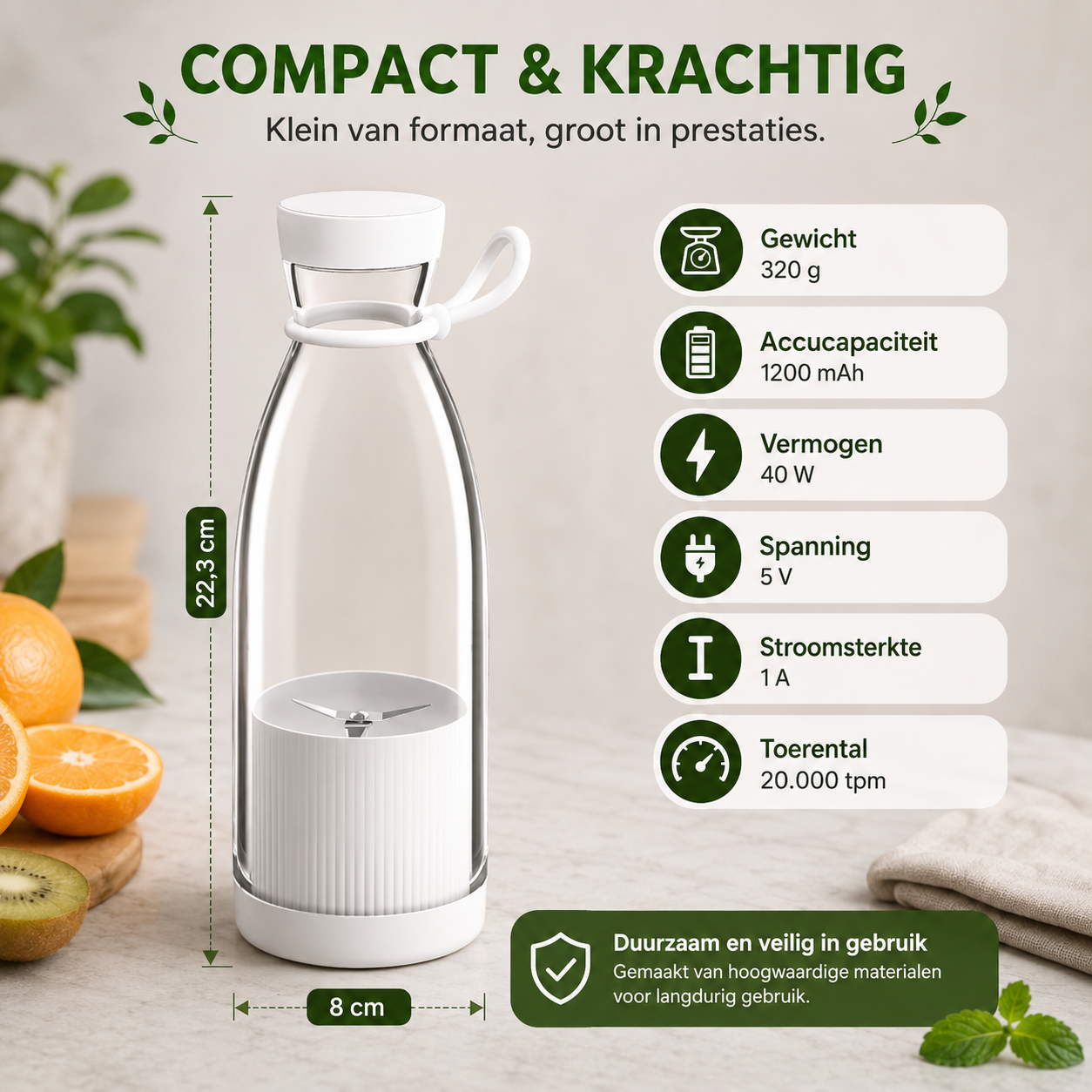 BlendGo™ – Draagbare Mini Blender