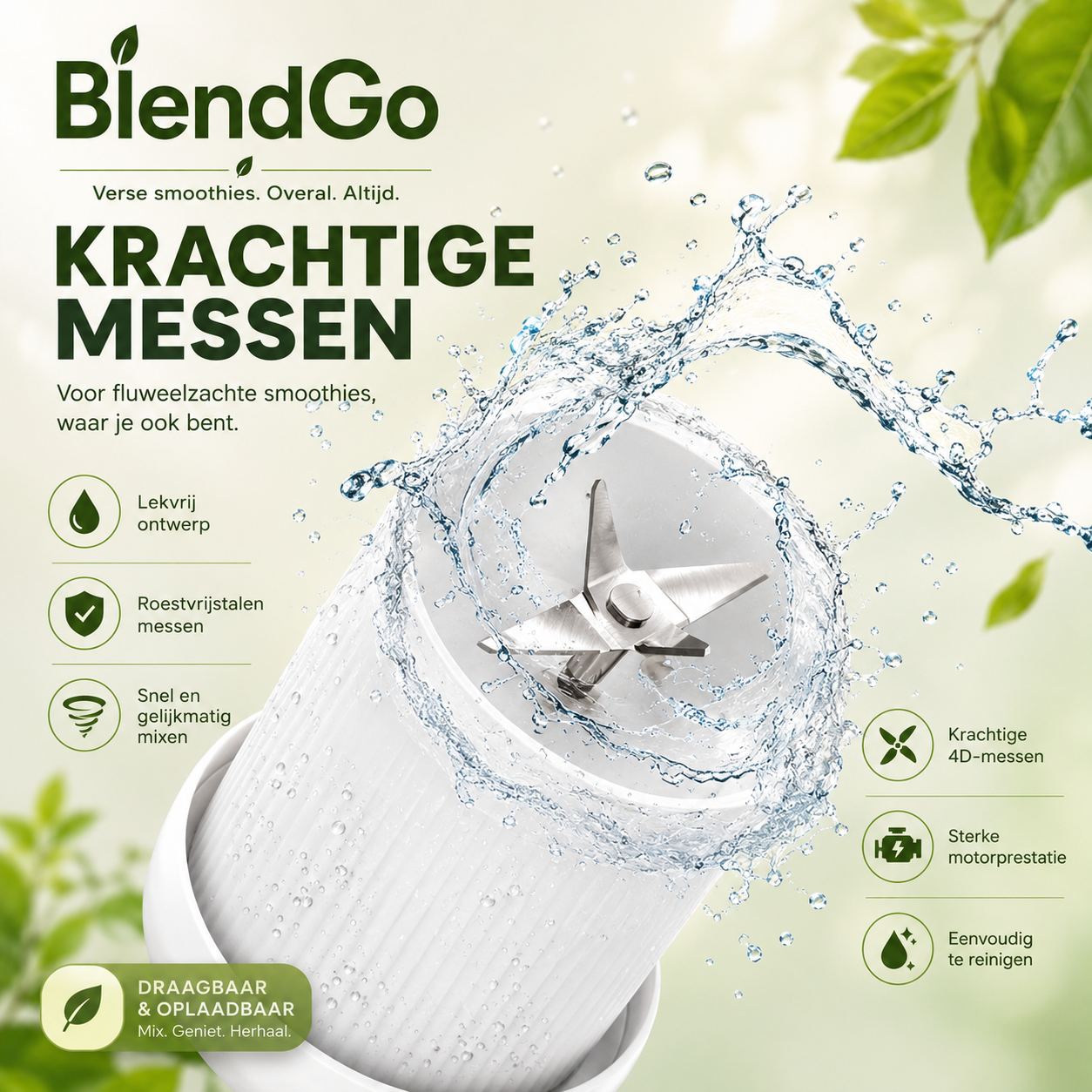BlendGo™ – Draagbare Mini Blender
