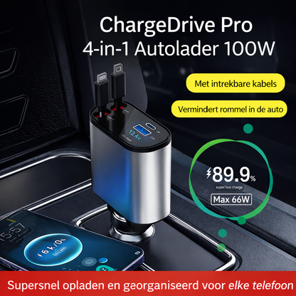 4-in- 1 autolader 100W voor auto