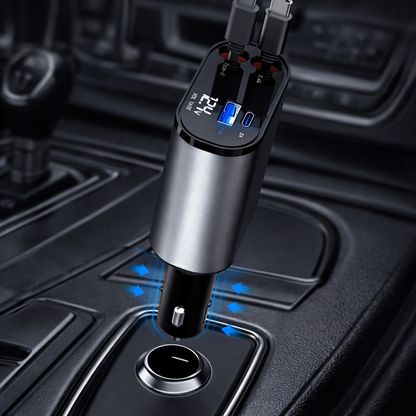 4-in- 1 autolader 100W voor auto