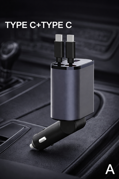 4-in- 1 autolader 100W voor auto