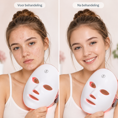 GlowMask™ Pro – 7-Kleuren LED Gezichtsmasker | Professionele Huidverzorging Thuis