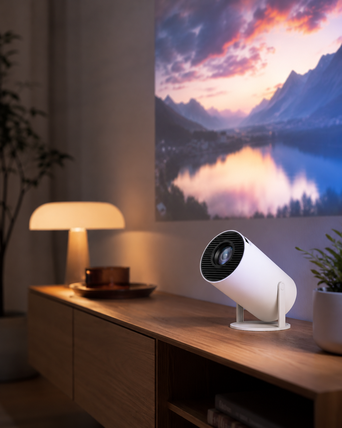 CineFlow Pro — 4K Mini Beamer | WiFi, Android, Bluetooth