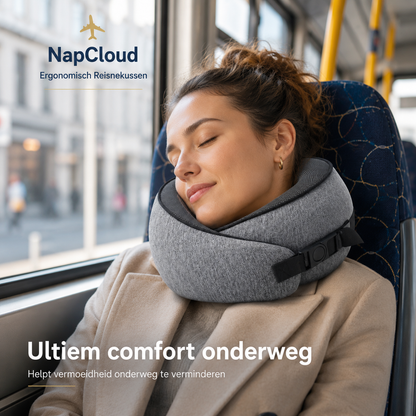 NapCloud — Ergonomisch Reisnekkussen | Traagschuim & Compact