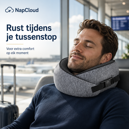 NapCloud — Ergonomisch Reisnekkussen | Traagschuim & Compact