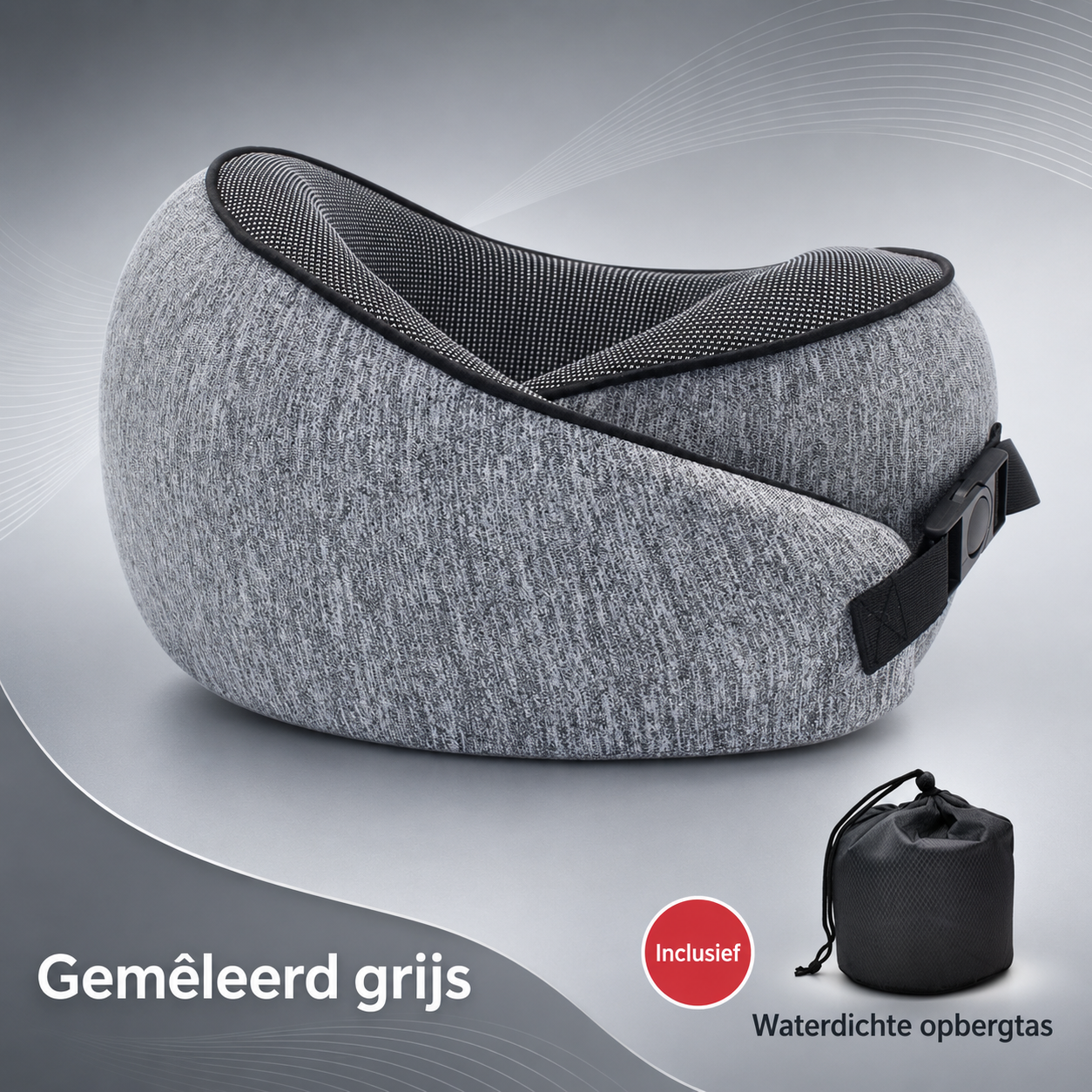 NapCloud — Ergonomisch Reisnekkussen | Traagschuim & Compact