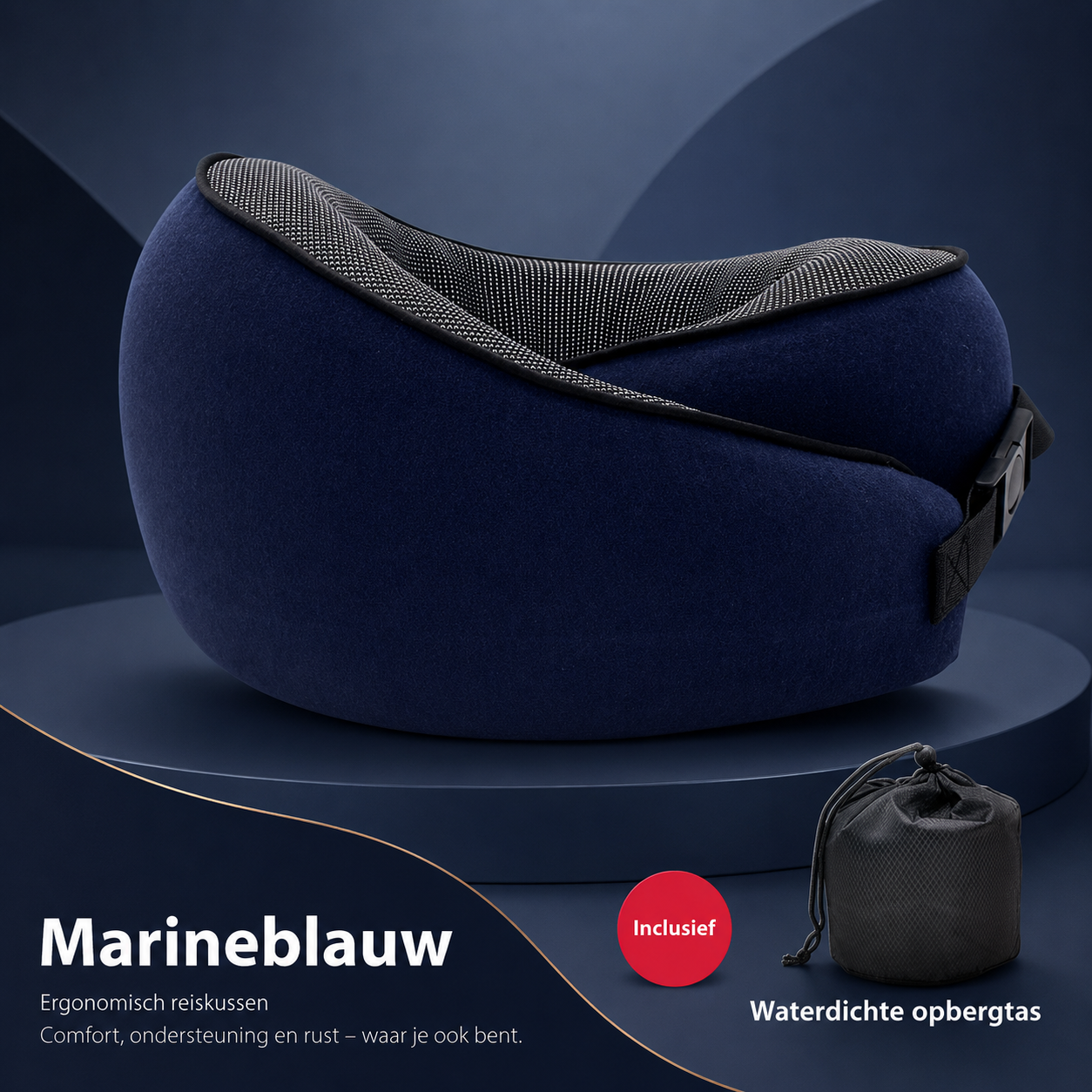 NapCloud — Ergonomisch Reisnekkussen | Traagschuim & Compact