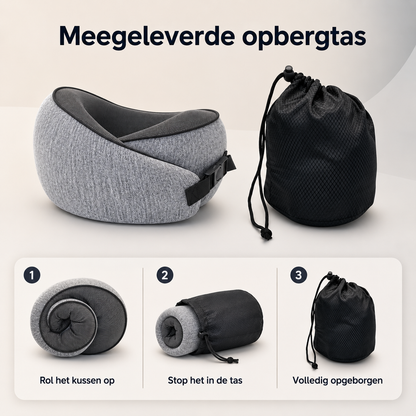 NapCloud — Ergonomisch Reisnekkussen | Traagschuim & Compact