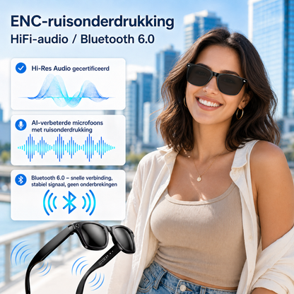 VisionAI Pro – Slimme AI Camera Bril met 4K Camera, Vertaling & Bluetooth
