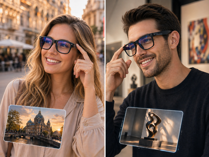 VisionAI Pro – Slimme AI Camera Bril met 4K Camera, Vertaling & Bluetooth