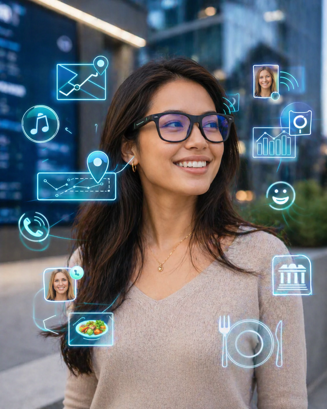 VisionAI Pro – Slimme AI Camera Bril met 4K Camera, Vertaling & Bluetooth