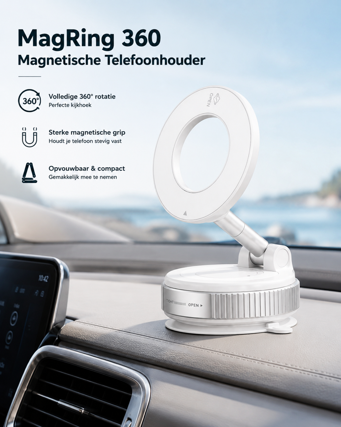 MagRing 360 Magnetische Telefoonhouder