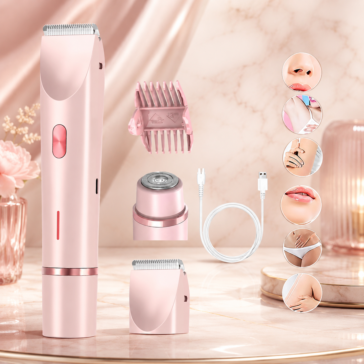 Veloura Duette™ 2-in-1 Body Trimmer
