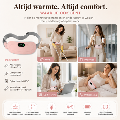LunaTherm™ – Verwarmende Comfortriem tegen Menstruatiepijn