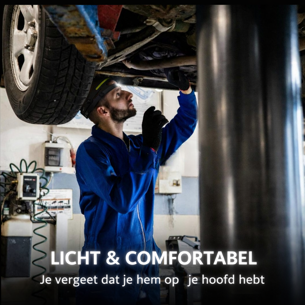 oplaadbare led hoofdlamp voor buitengebruik