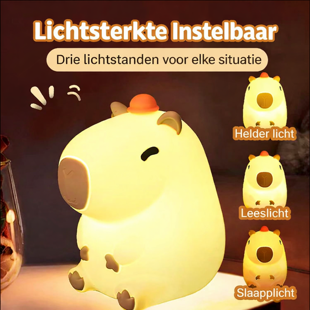 led nachtlamp met warm licht voor slaapkamer