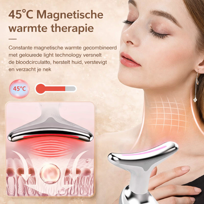 7-in-1 LED Gezichtsmassager voor huidverzorging