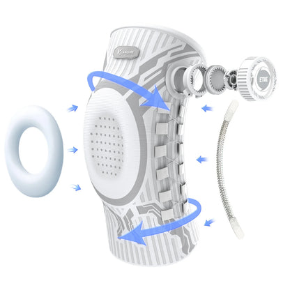 KneeShield™ Pro — Kniebrace met Patella Gelpad & Stabilisator