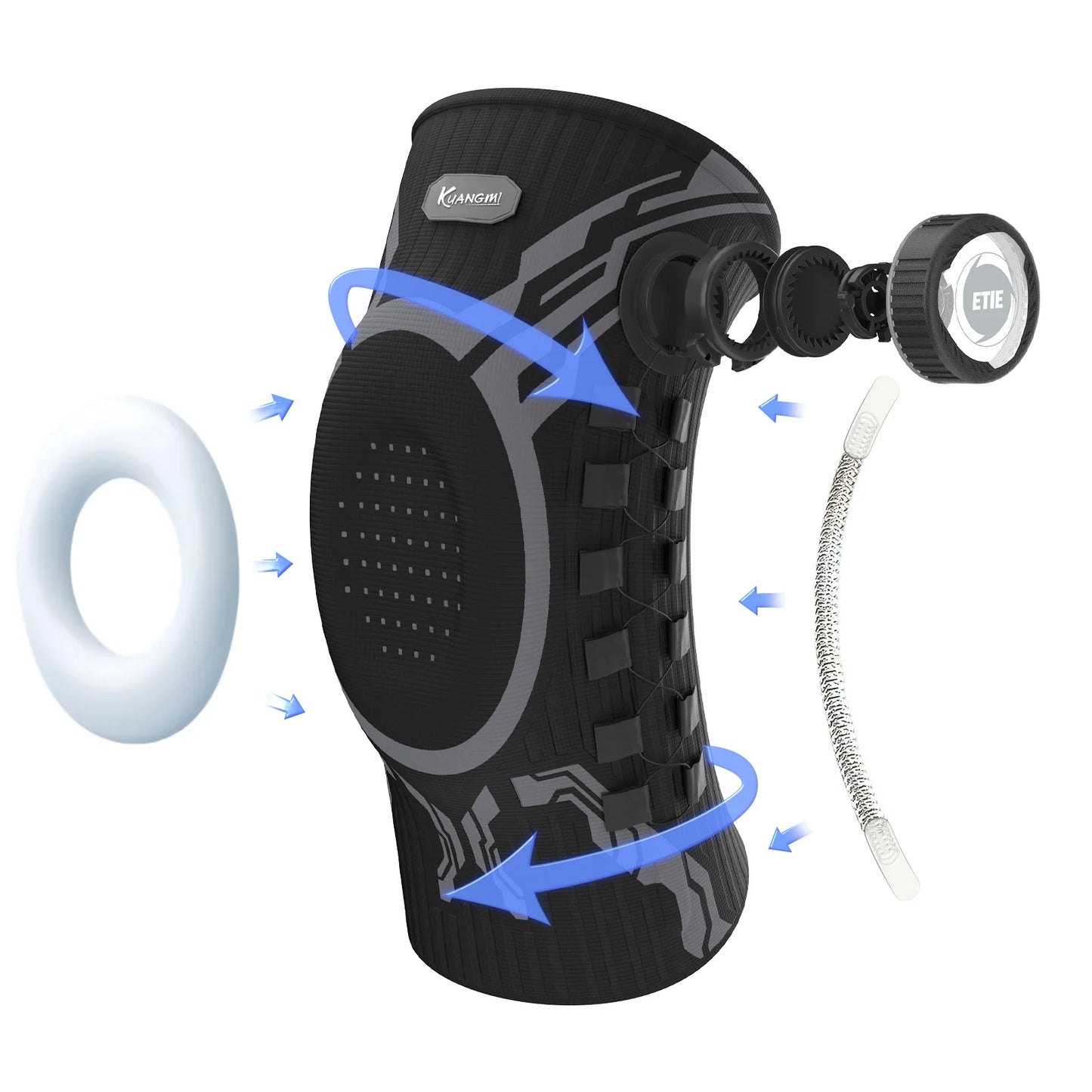 KneeShield™ Pro — Kniebrace met Patella Gelpad & Stabilisator