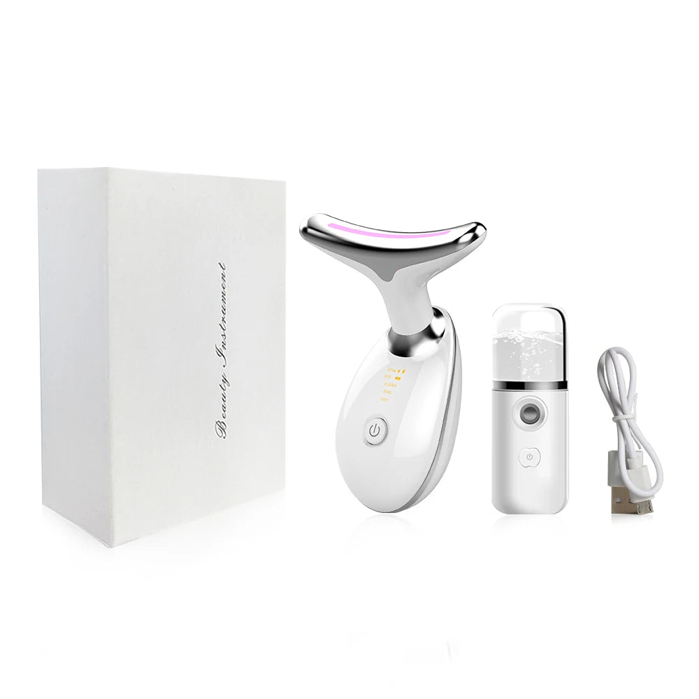 7-in-1 LED Gezichtsmassager voor huidverzorging