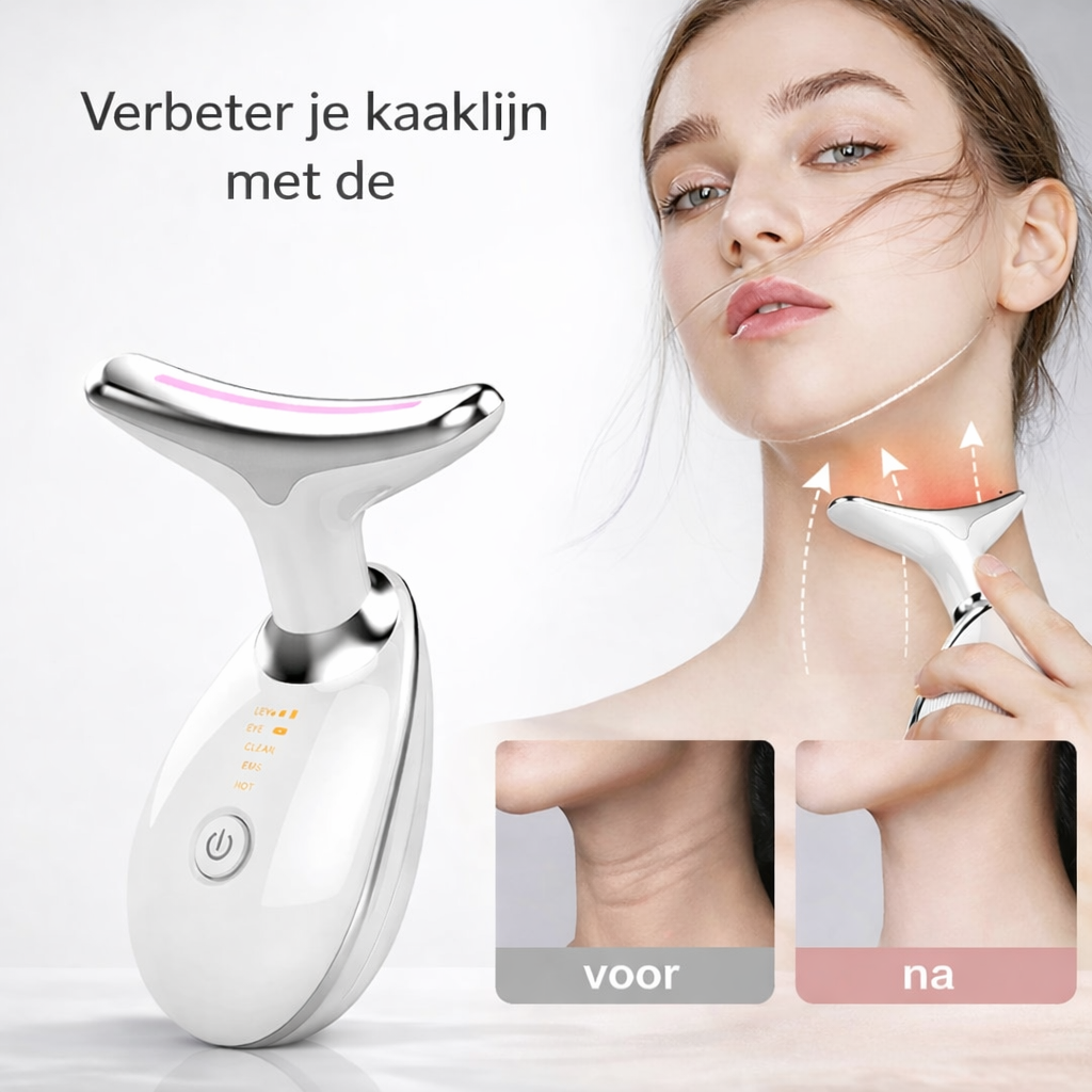 7-in-1 LED Gezichtsmassager voor huidverzorging