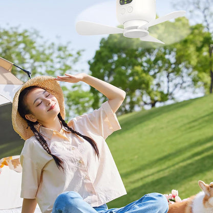 AirGlow™ Pro — Draadloze Plafondventilator met LED