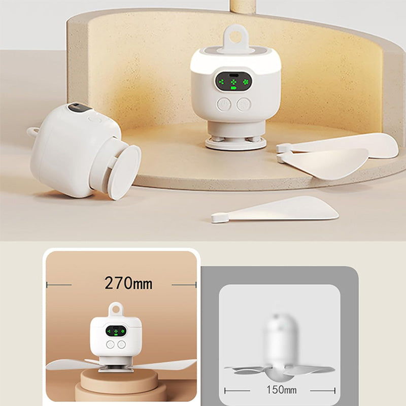 AirGlow™ Pro — Draadloze Plafondventilator met LED