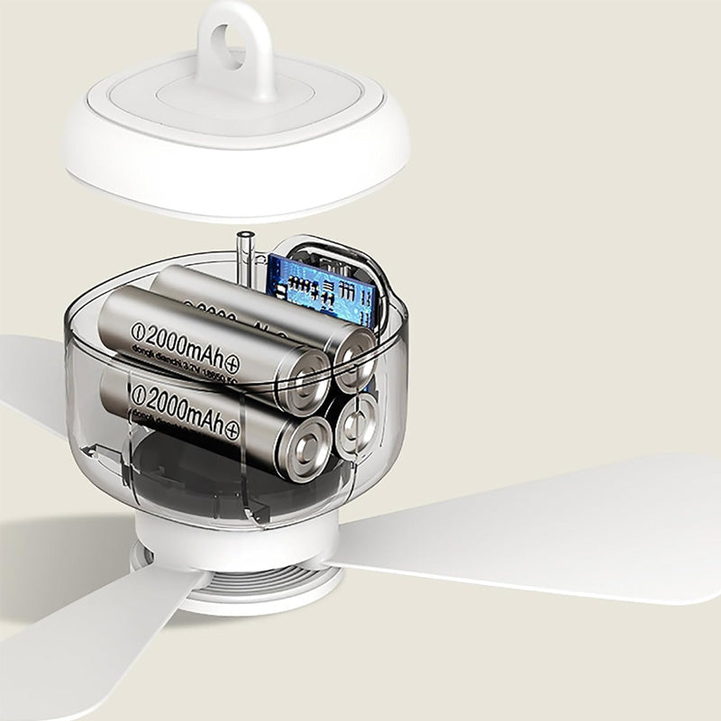 AirGlow™ Pro — Draadloze Plafondventilator met LED