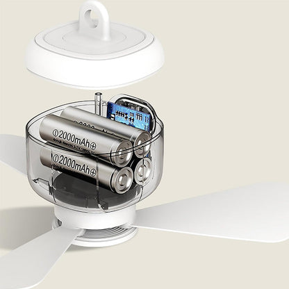 AirGlow™ Pro — Draadloze Plafondventilator met LED